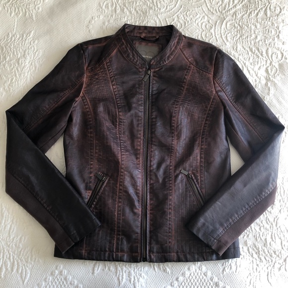Maurices | Jackets u0026 Coats | Maurices Faux Leather Moto Jacket Size Small |  Poshmark